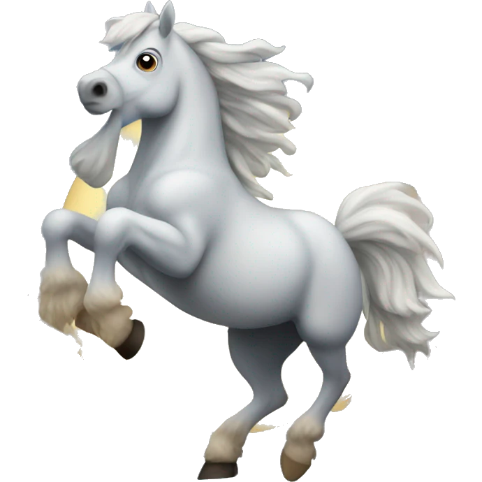 Caballo en el cielo emoji