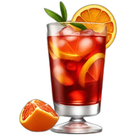 negroni cocktail emoji
