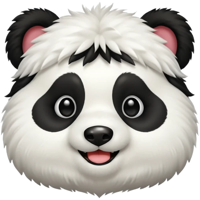 A panda dog emoji