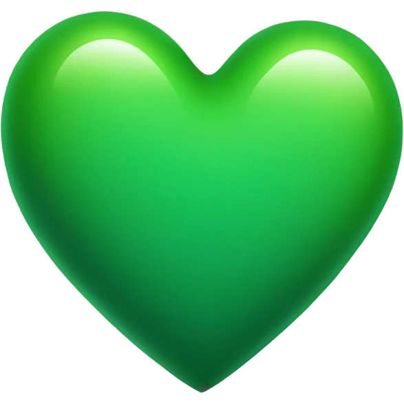 green heart emoji