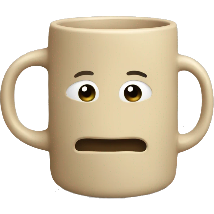 Beige mug emoji
