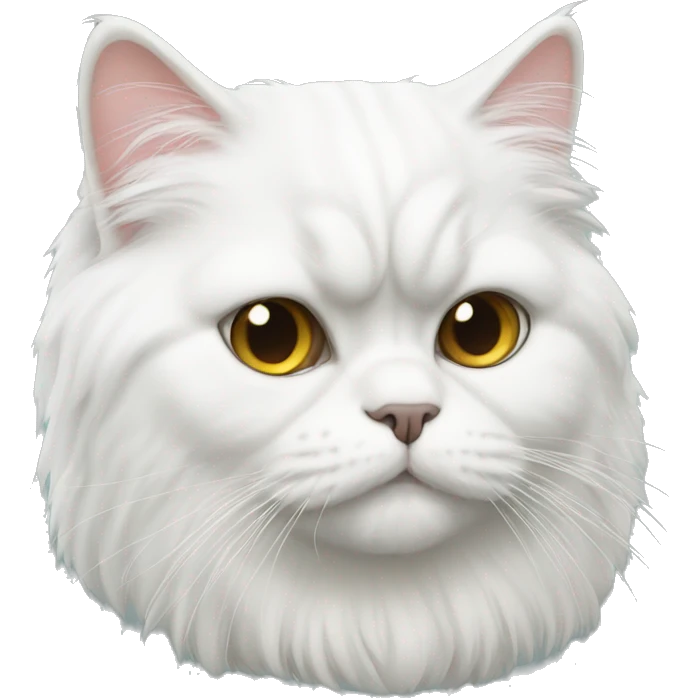 white persian cat emoji