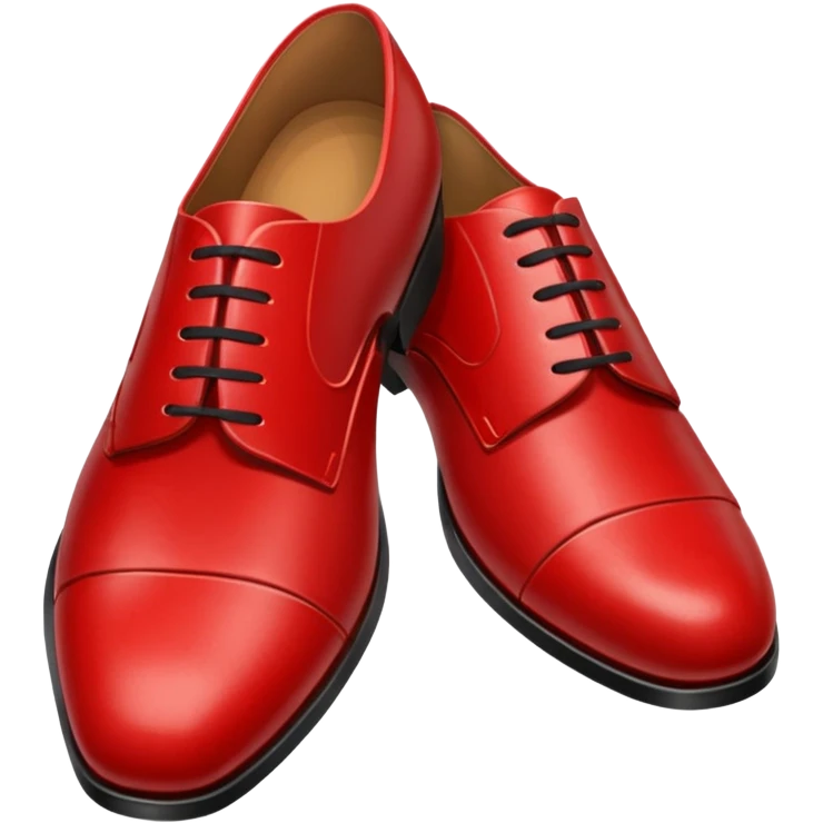 Red suit shoes emoji