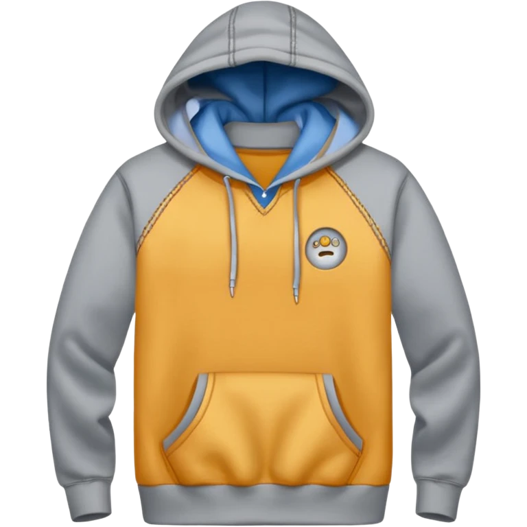 grey hoodie emoji