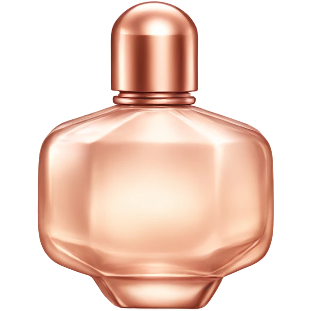 Rose gold perfume bottle  emoji