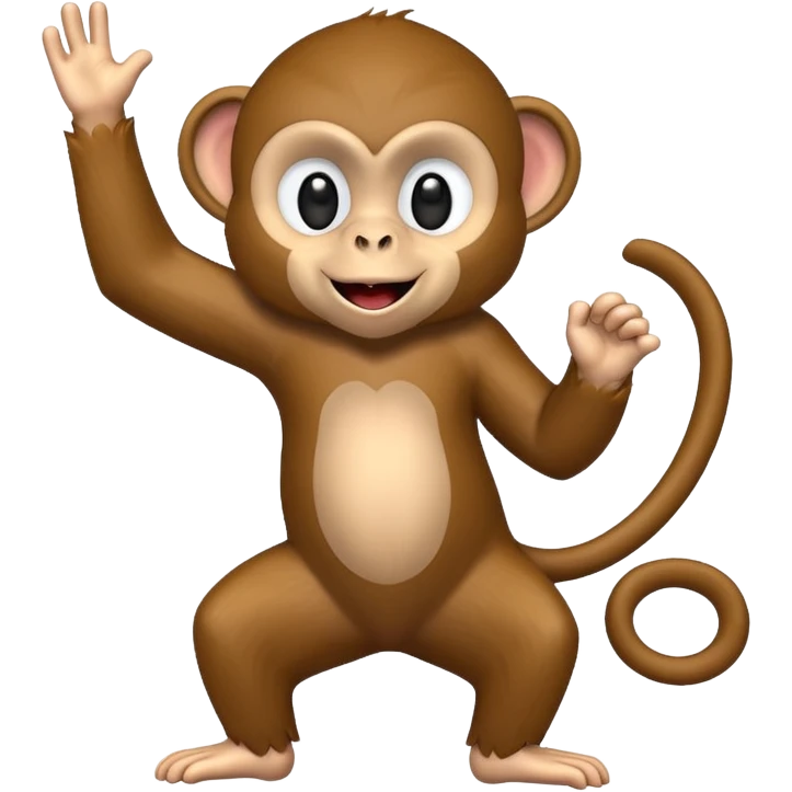 Monkey dancing emoji