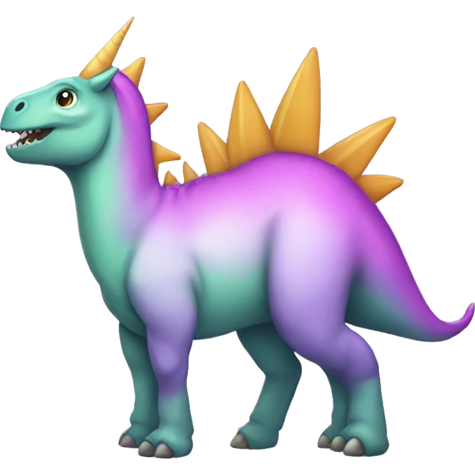 dinosaur unicorn emoji