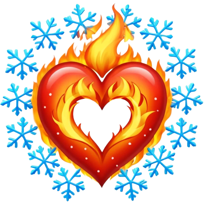 ❤️‍🔥❄️ emoji