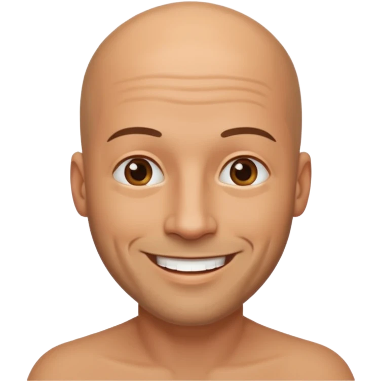 bald man emoji