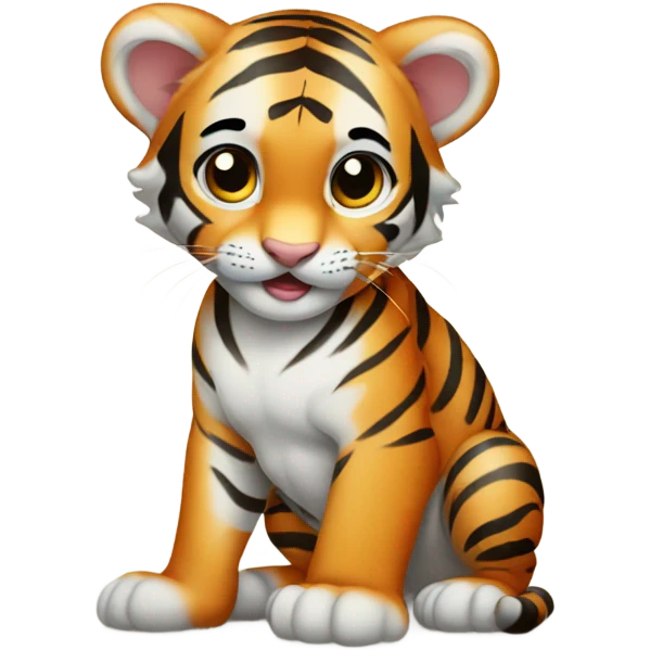Baby tiger emoji