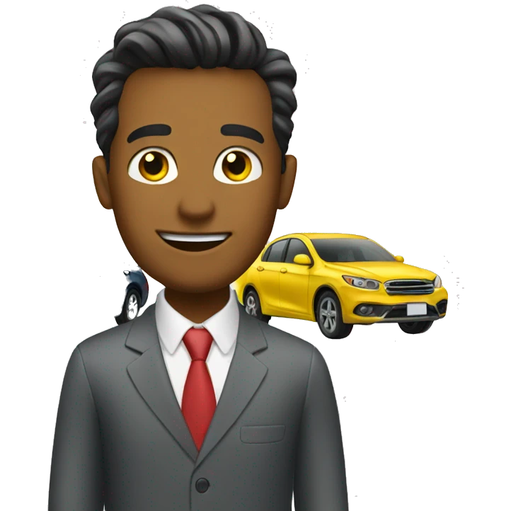 Car salesman emoji