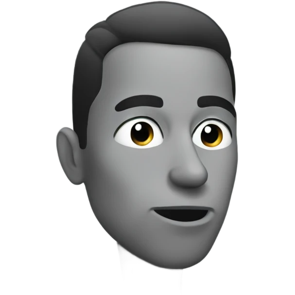 guy staying quiet  emoji