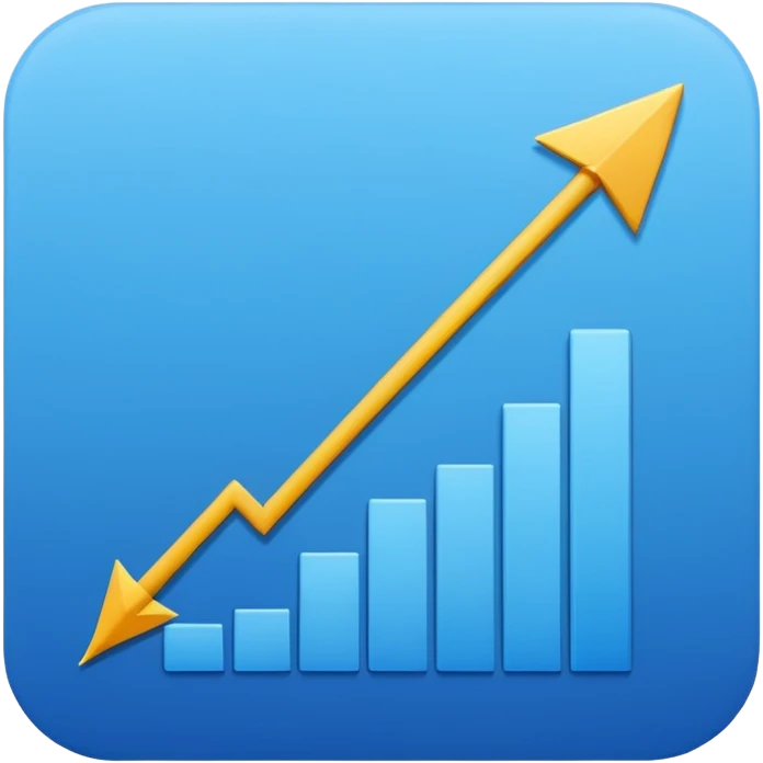 graph with an arrow emoji