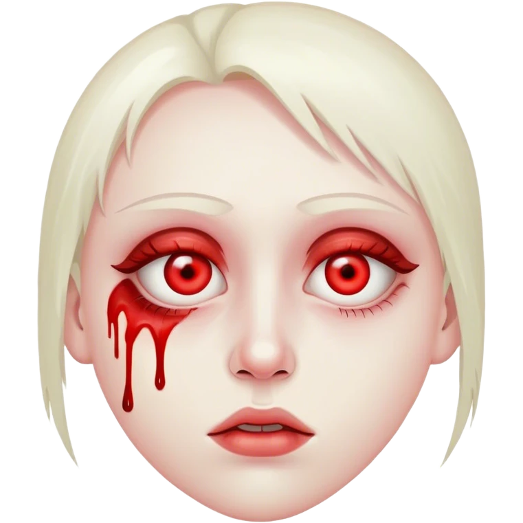 Red bloody eye  emoji