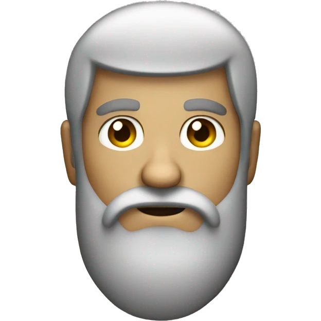 mysterious bearded guy emoji