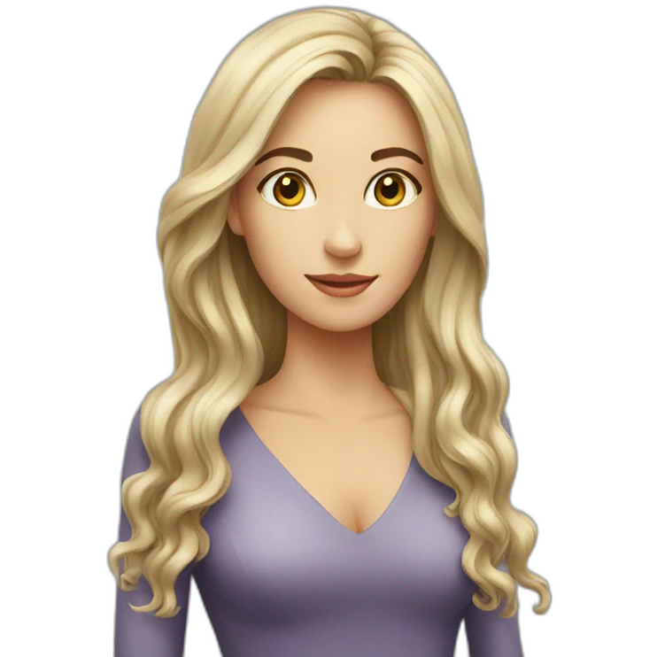 long-hair-elegant-woman emoji