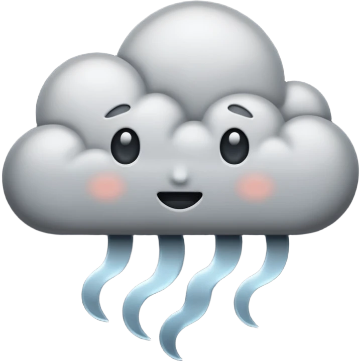fight cloud emoji