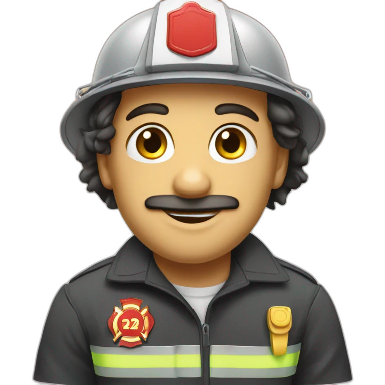 Pompier calendrier emoji