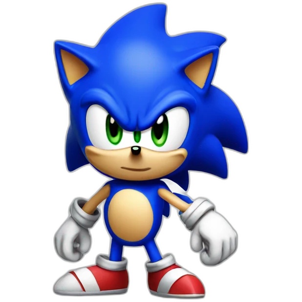 cute sonic emoji