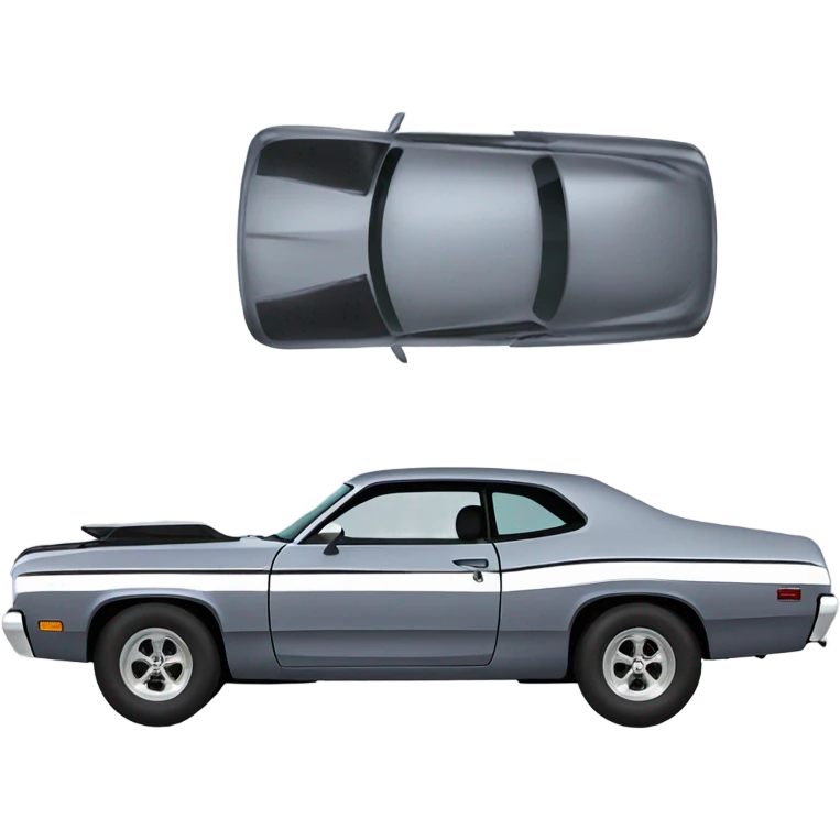 1971 Plymouth duster gray  emoji