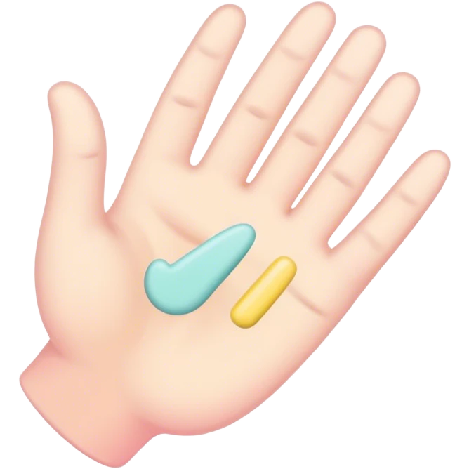 pastel hand 
writes emoji