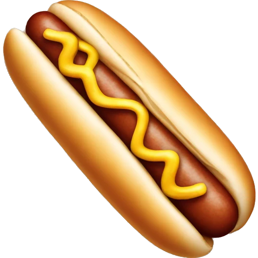 Hotdog on the beach emoji