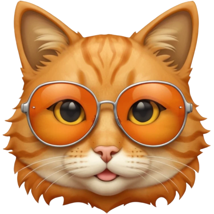 Cat wearing sunglasses emoji
