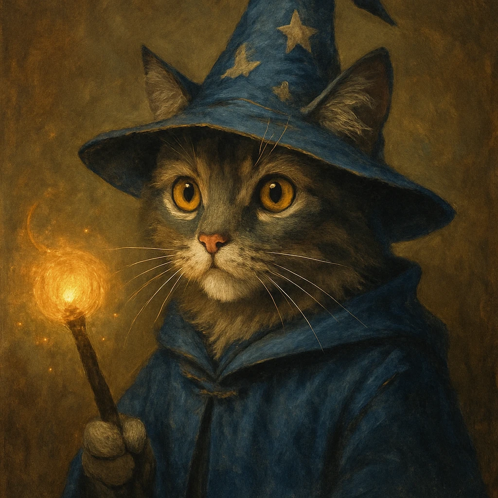 wizard cat  emoji