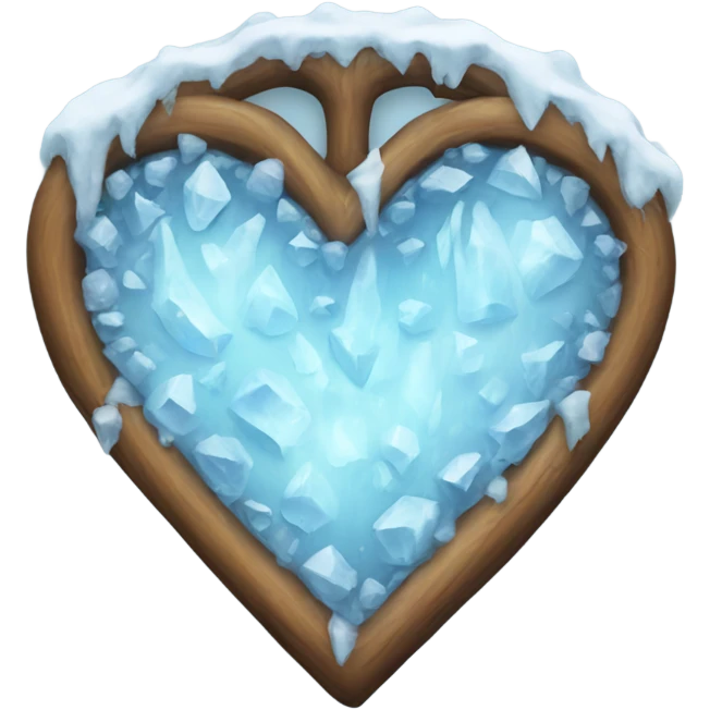 hearth made of ice emoji