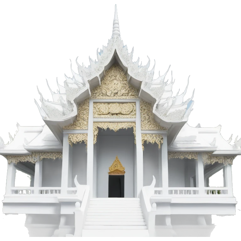 Wat Rong Khun White temple emoji