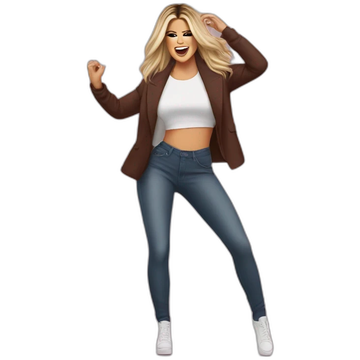 khloe-kardashian-dancing emoji