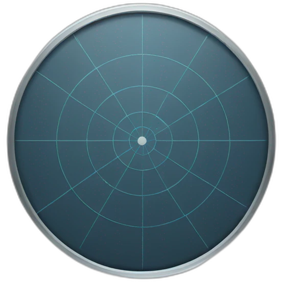 Radar circle emoji
