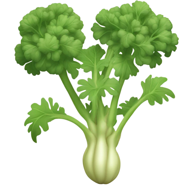 one Celeriac plant emoji