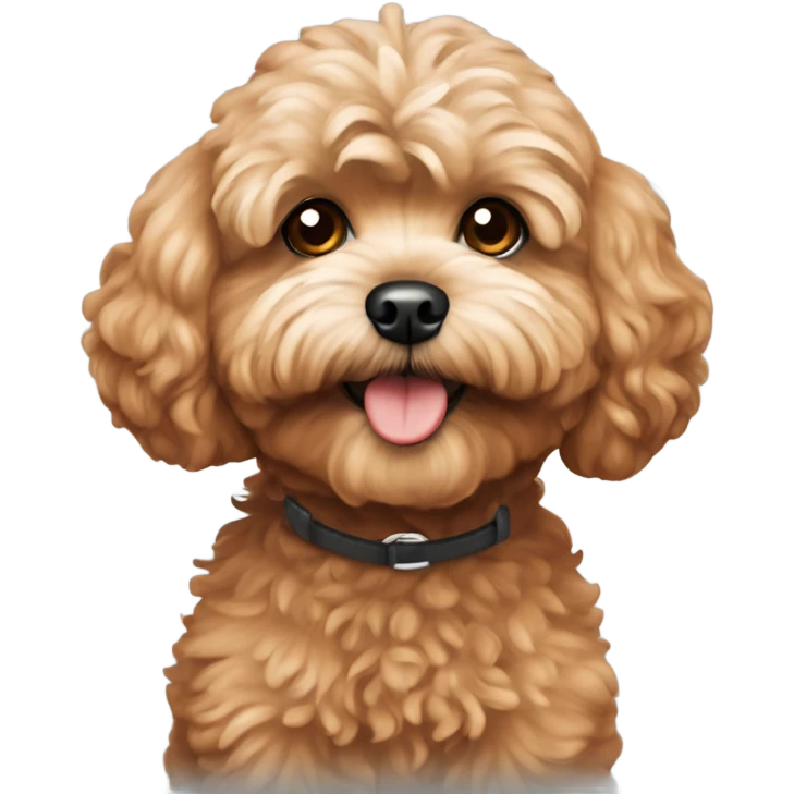 Red maltipoo emoji
