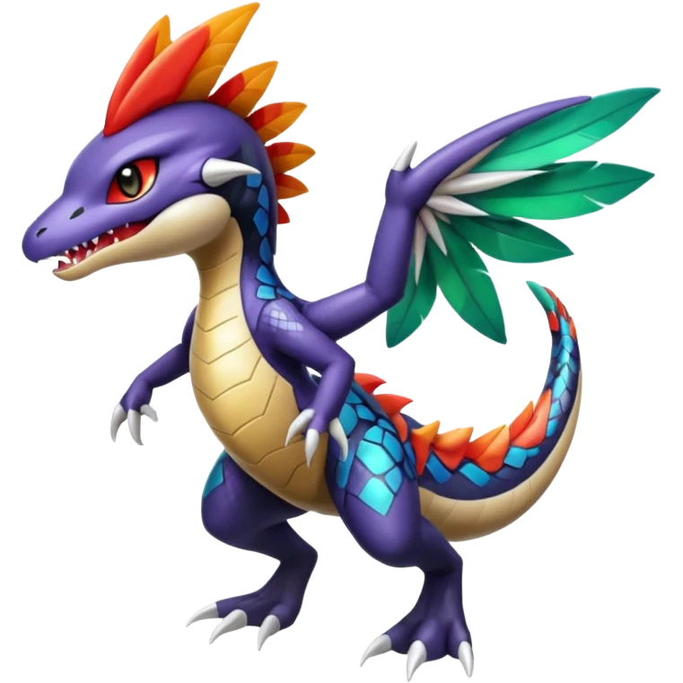 Meloetta-Garchomp-Pokémon-Fakémon-fusion-hybrid-creature emoji