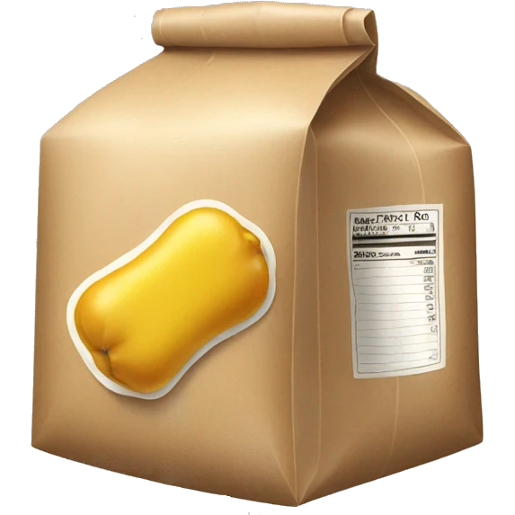 bag of food emoji