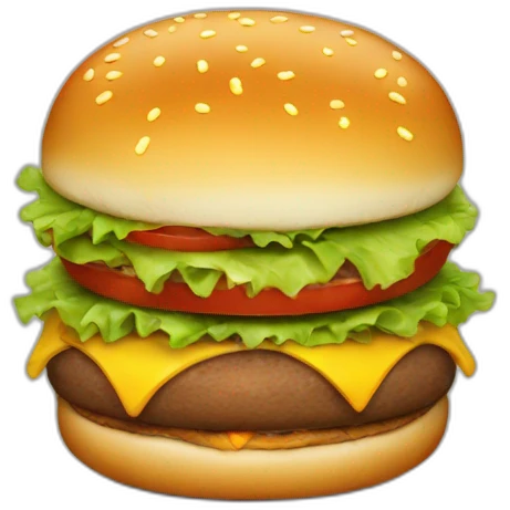 a face which looks like a burger emoji