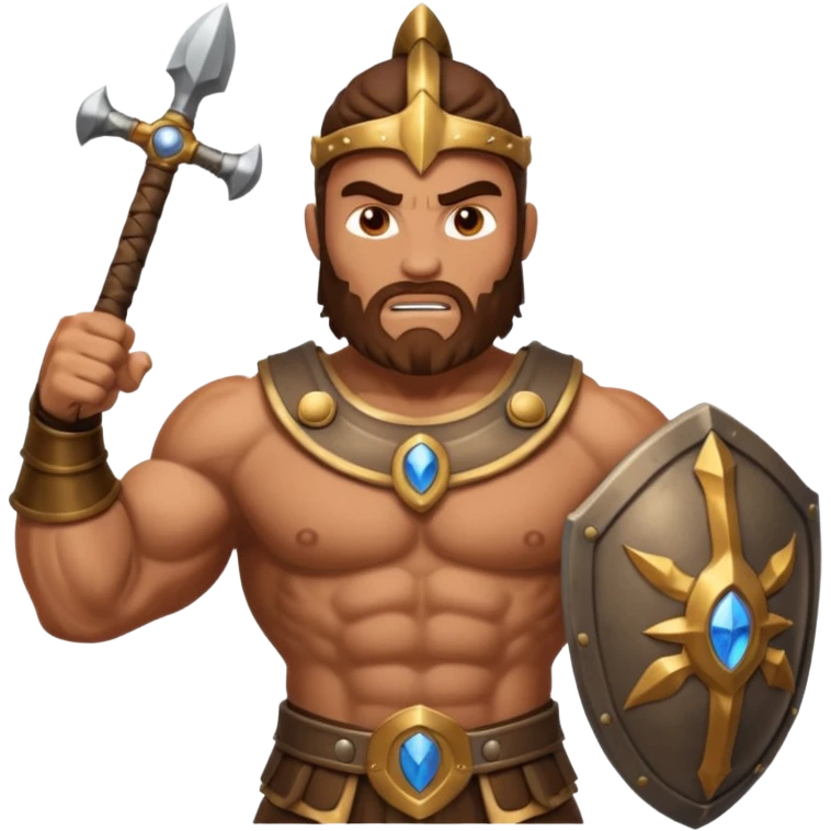 goliath giant from the bible ready for battle emoji