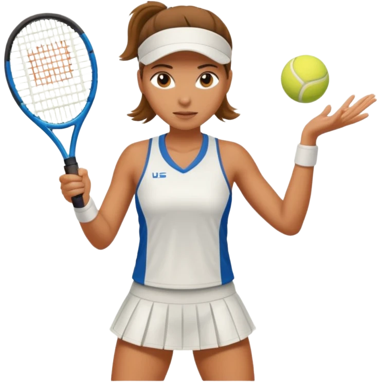 female tennis player emoji