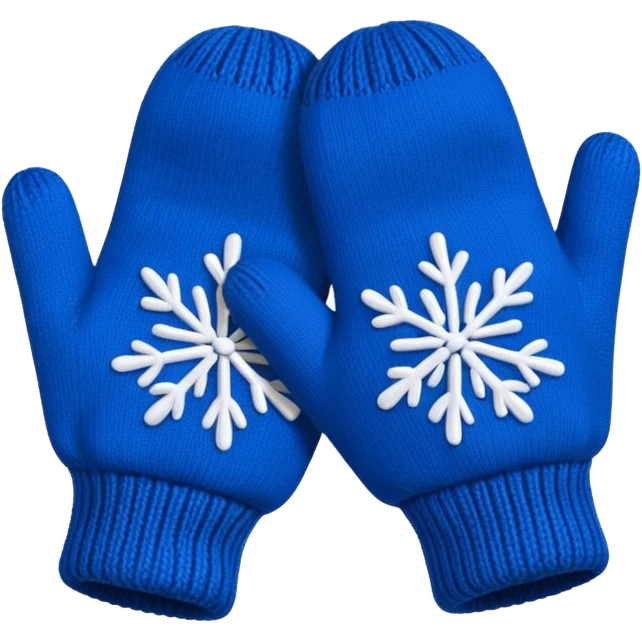 winter gloves emoji