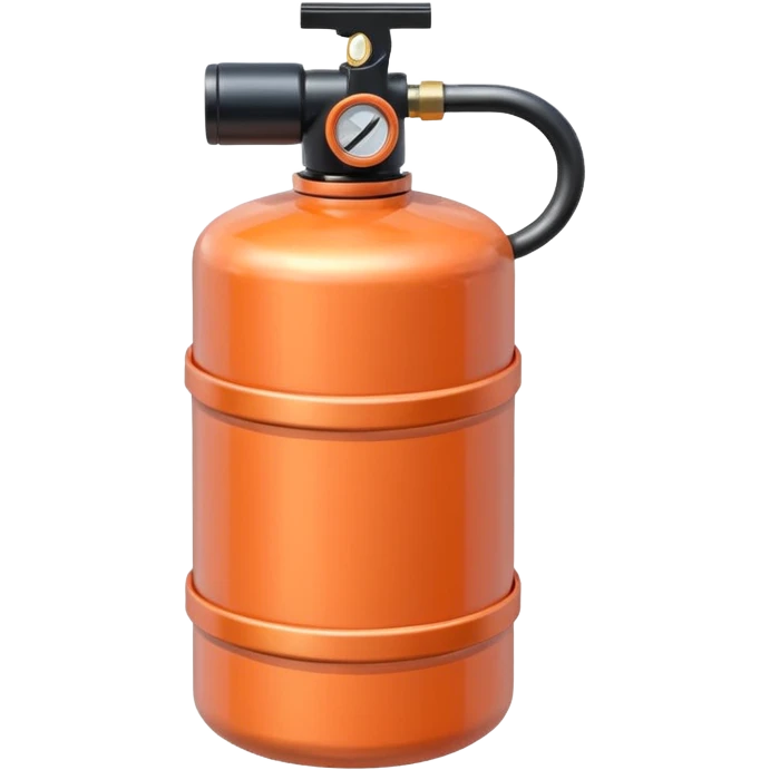 gas canister in peach  emoji