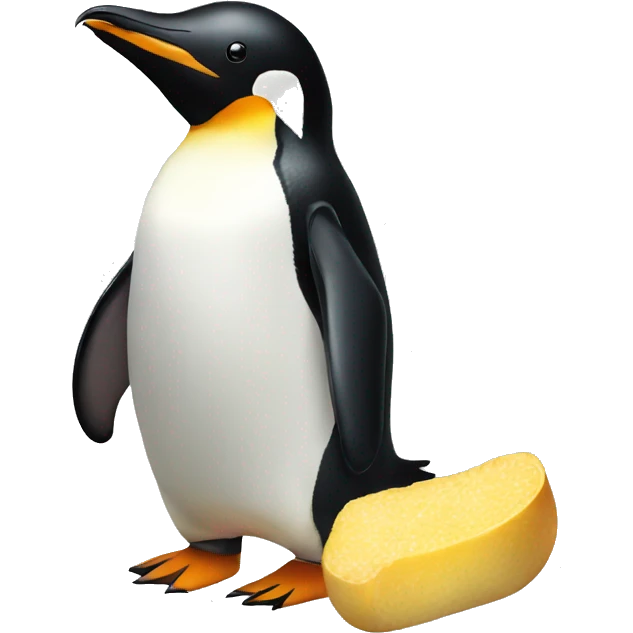 Pinguin eat emoji