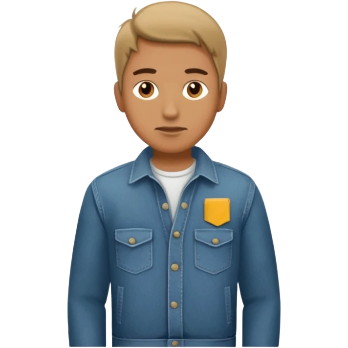 man showing empty pockets emoji