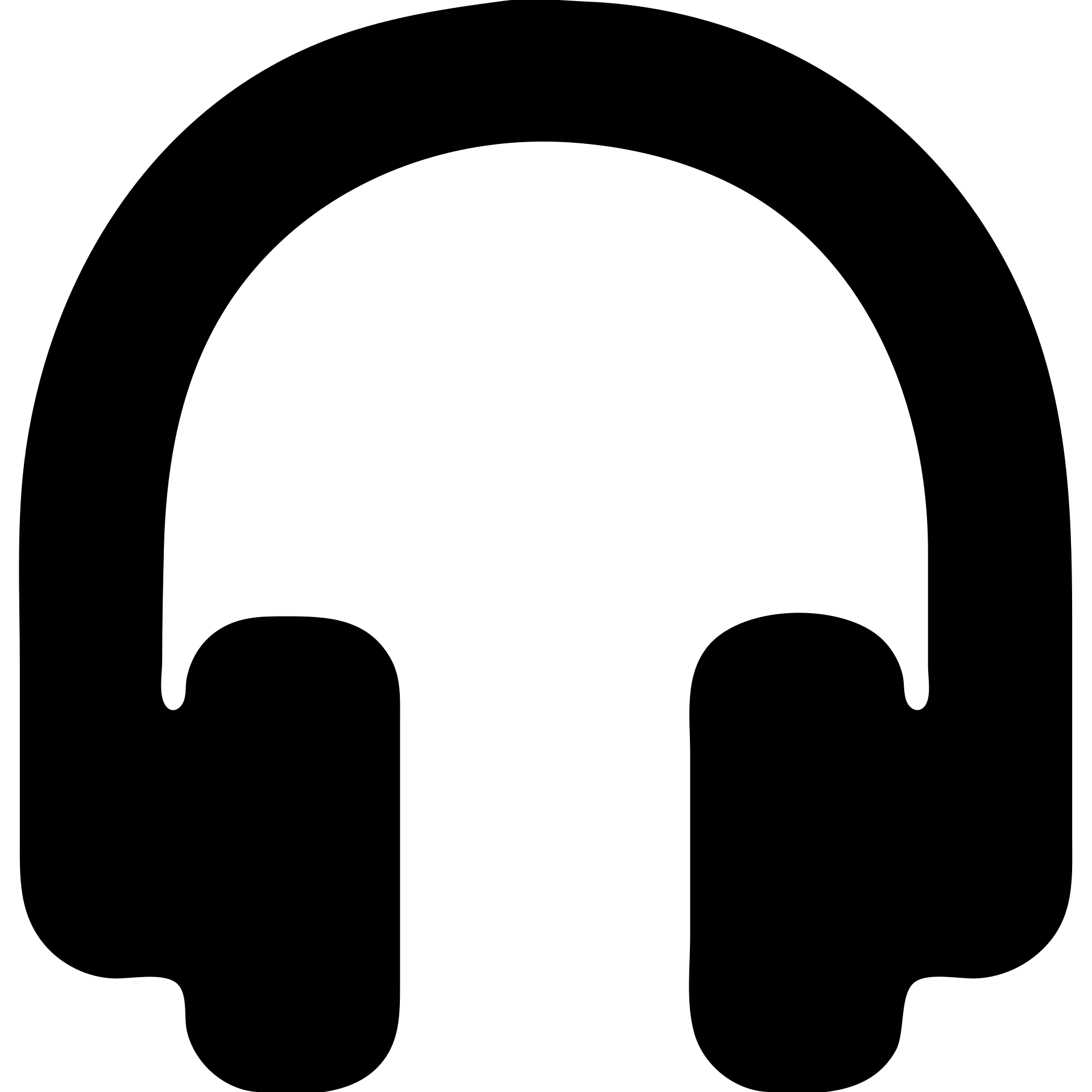 solid filled headphones icon emoji