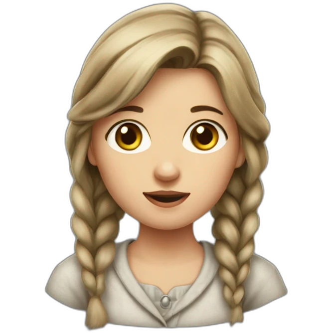 Auschwitz-Birkenau girl emoji