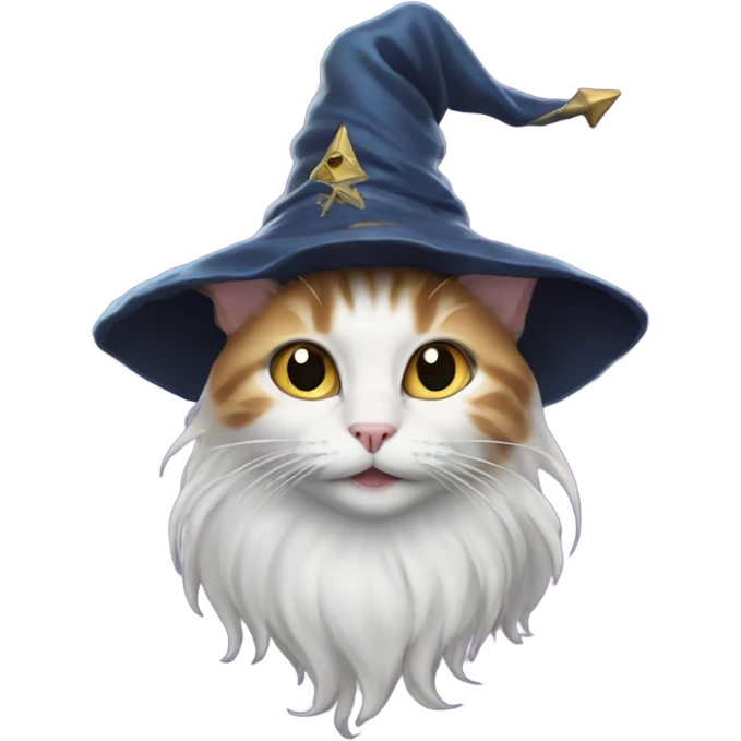 cat as a wizard emoji