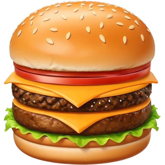 hamburguesa con cheddar emoji