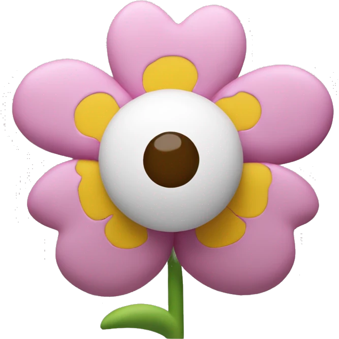 takashi murakami flower  emoji