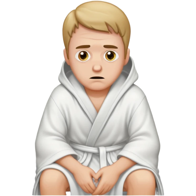 White man taking shit on toilet Eavesdropping emoji