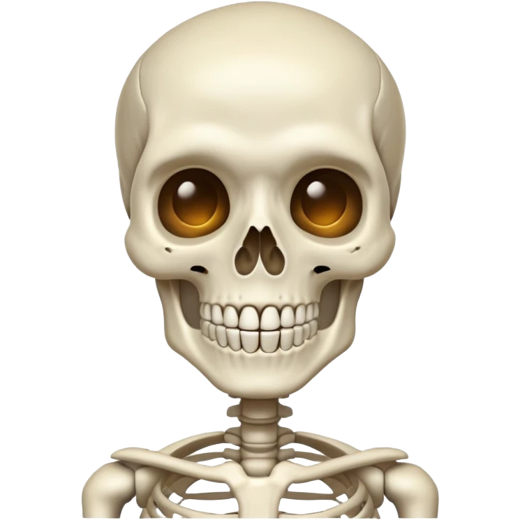 Squelette soucils vers le haut emoji